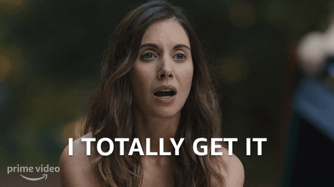 I Understand Alison Brie GIF by Amazon Prime Video - Find & Share on GIPHY