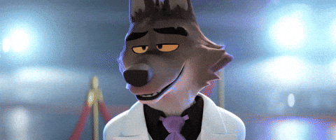 Wink Wolf GIF by TheBadGuysMovie
