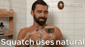 Shea Butter Shower GIF by DrSquatchSoapCo
