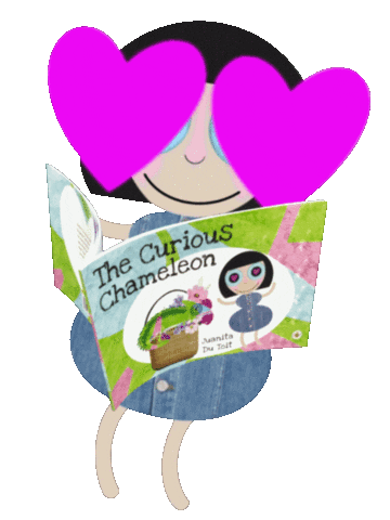 Books Reading Sticker