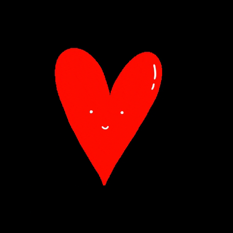 mkriak love heart red valentine GIF