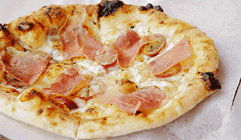 pizza ham GIF