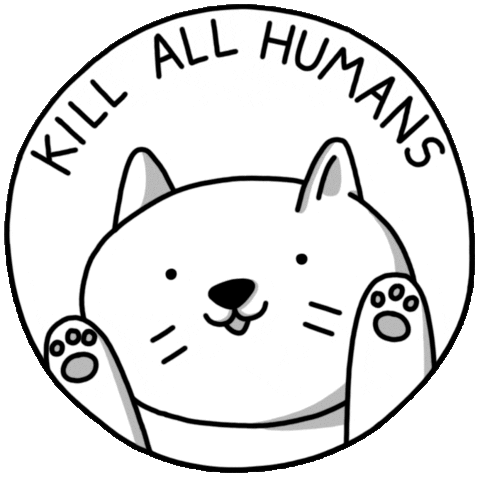 Happy Cat Sticker by malditasea