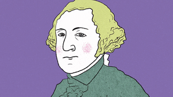 George Washington Illustration GIF by American Museum of Natural History