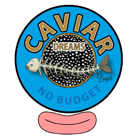 Caviar No Budget Sticker By Boyar Gif