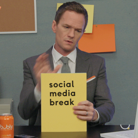 Social media break flyers being thrown