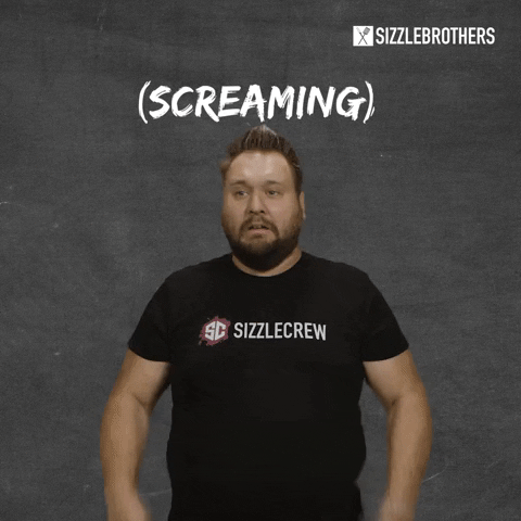 Food Screaming GIF by Sizzlebrothers