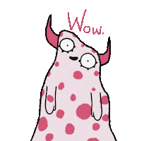 Monster Wow Sticker