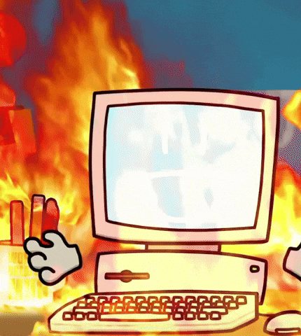 Fire Computer GIF