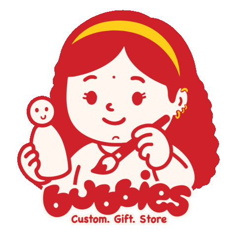 Painting Gifts Sticker by Brenfi