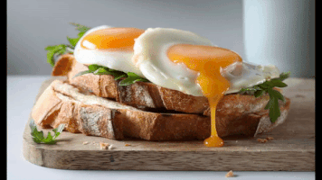 malouburgergmailcom fried eggs on toast GIF