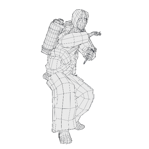 3D Blender Sticker