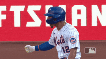 Excited Francisco Lindor GIF by New York Mets