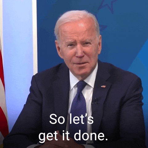 Giphy - Just Do It Yes GIF by Joe Biden