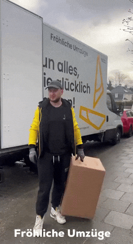 Umzugsunternehmen Moving GIF by Froehliche Umzuege