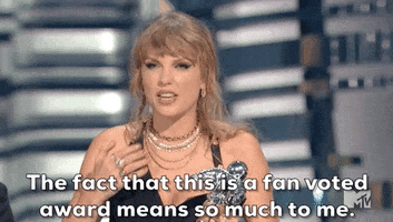 Taylor Swift Fans GIF by 2023 MTV Video Music Awards