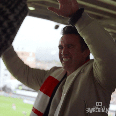 High Five We Did It GIF by Welcome to Wrexham