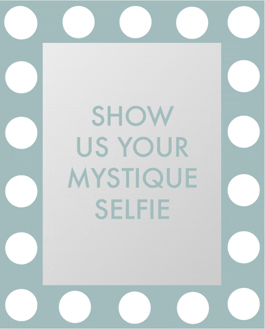 Mirror Vanity GIF by Mystique Hair Design