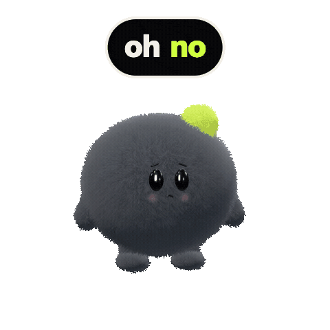 Oh No Dot Sticker by Open Loop News