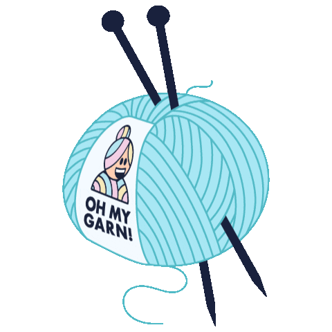 Oh My Garn! Sticker