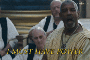 Denzel Washington Power GIF by Gladiator Movie