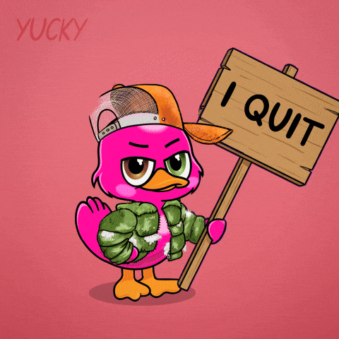 Fed Up Eye Roll GIF by Yucky Ducks