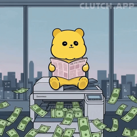 Making Money Office GIF by Kanpai Pandas
