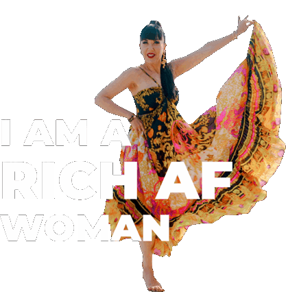 Diva Rich Woman Sticker by Ingrid Arna
