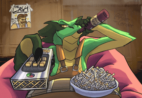 Deadlock Drinking GIF