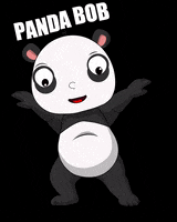 Panda Bear Fun GIF by BigHeadBob.com