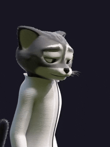 Cat Middle Finger GIF