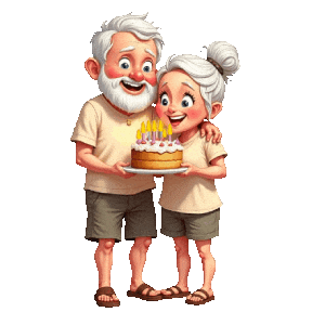 Happy Birthday Seniors Sticker