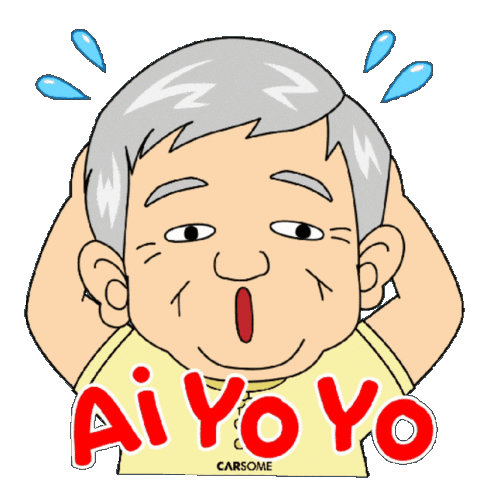 Oh No Stress Sticker by CARSOMEMY