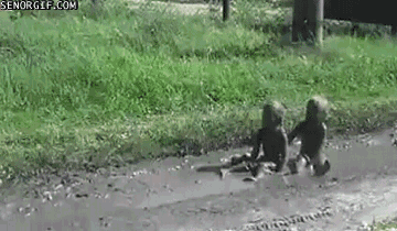 Kids Mud GIF by Cheezburger