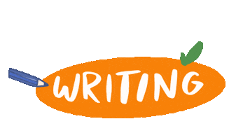 English Orange Sticker