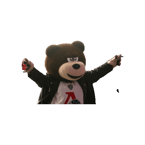 Bear Локомотив Sticker by Хоккейный клуб "ЛОКОМОТИВ"