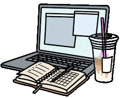 Working Sticker by Christine Magee Photography