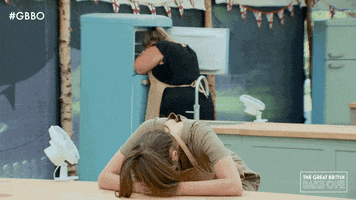 Tired Over It GIF by The Great British Bake Off