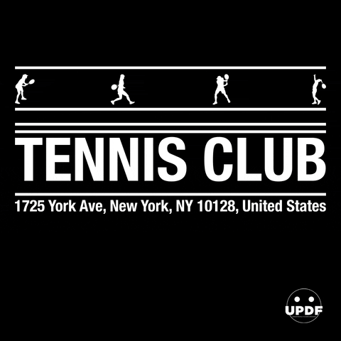 Tennis Club GIF by Updf