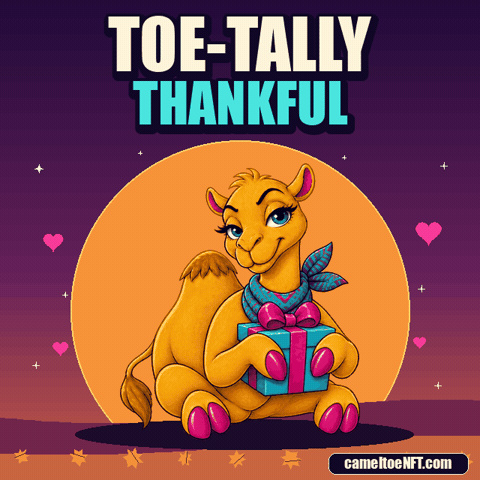 Thanksgiving Thank You GIF by CamelToe