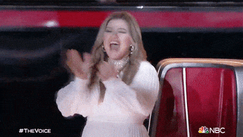 Kelly Clarkson Applause GIF by The Voice