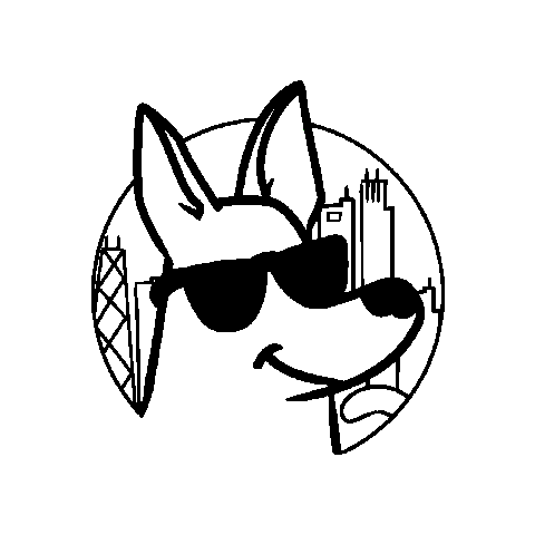 Paws for Walks Chicago Sticker