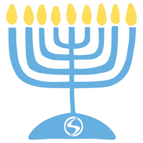 Jewish Hanukkah Sticker by SabariOrtho