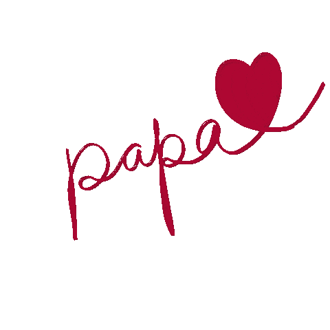 Fathers Day Heart Sticker