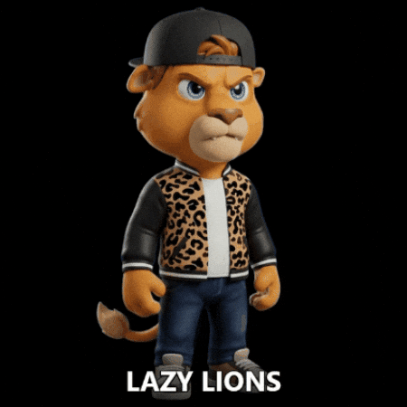 Lazy Lions GIF by Kanecoinc