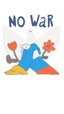 No War Peace Sticker