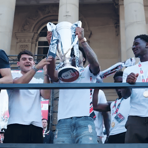 Trophy Lift GIF by Bolton Wanderers FC