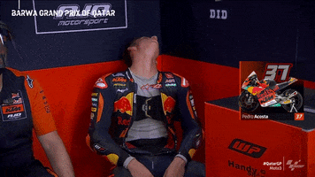 Pedro Acosta Dreaming GIF by MotoGP