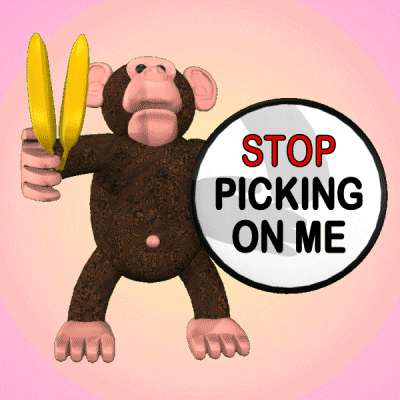 Monkey Just Stop GIF