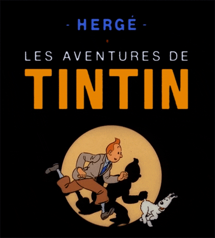 Tintin meme gif